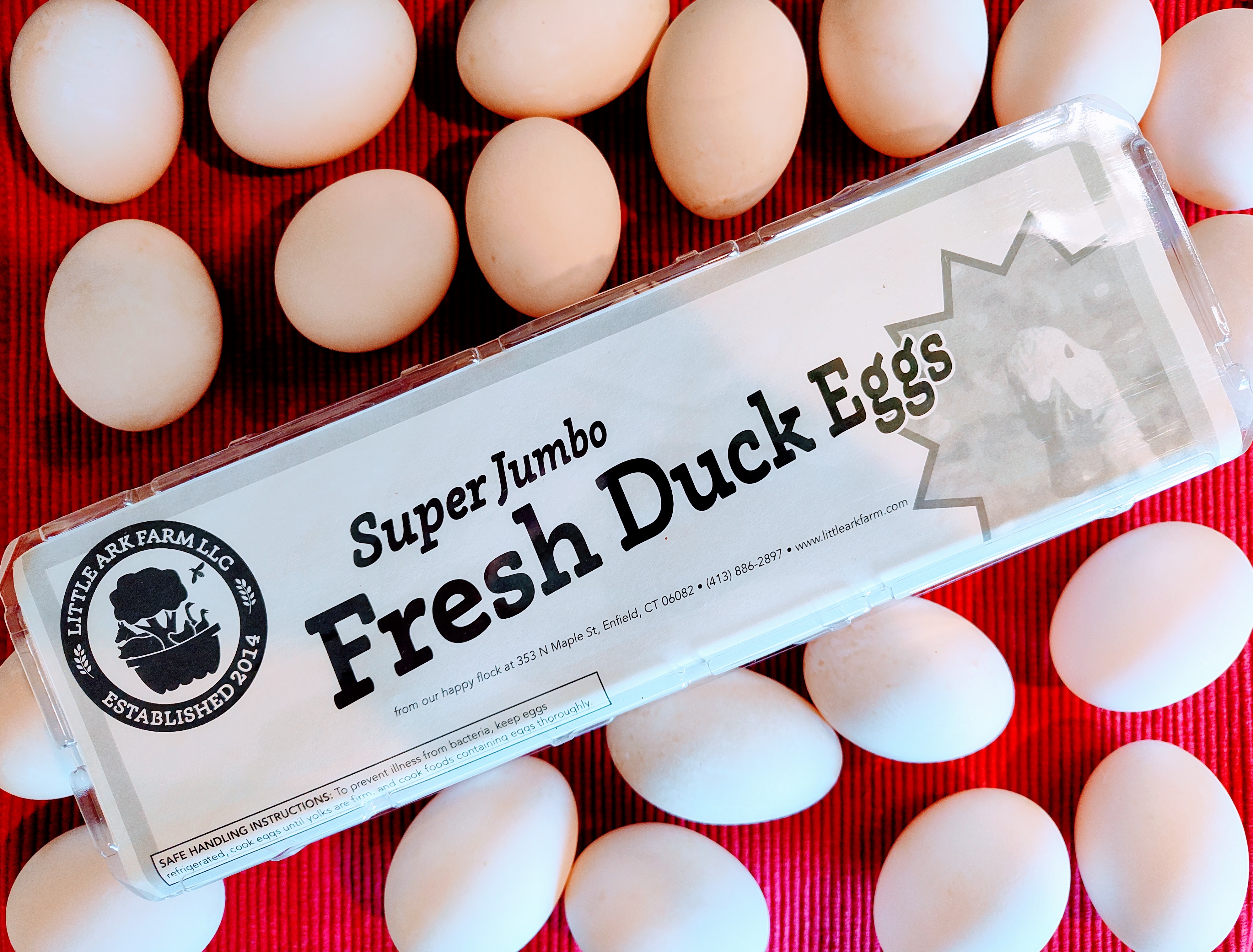 Duck eggs (dozen)